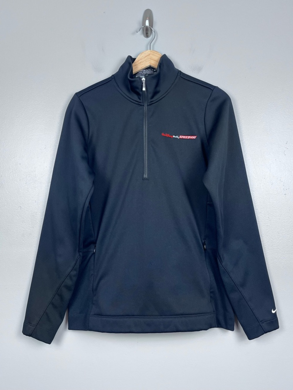 Nike Golf Women's Tour Performance 1/4 Zip with WDW Speedway Logo Size L; Disney